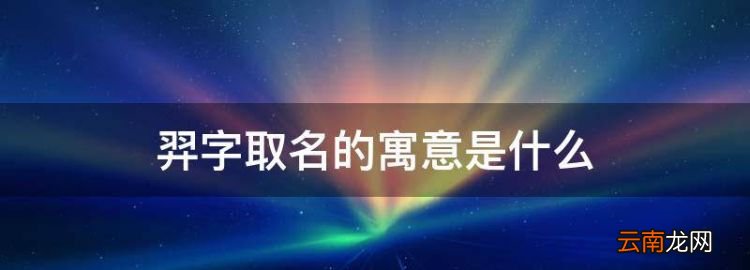 羿瑾名字是什么意思，羿字取名的寓意是什么