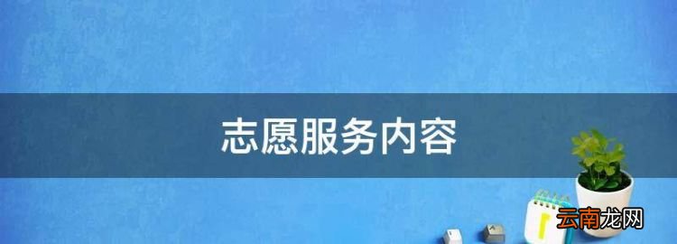 志愿服务内容，大学社会实践活动有哪些内容