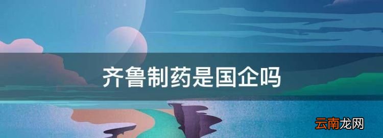 齐鲁制药是国企，白云制药厂是国企还是私企