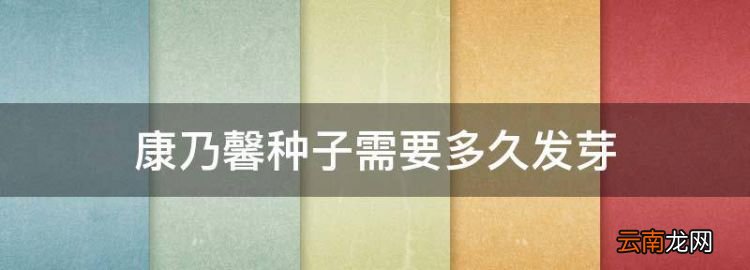 康乃馨种子需要多久发芽，康乃馨种子多久发芽开花