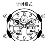 卡西欧手表506怎么来调时间