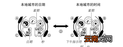 卡西欧手表506怎么来调时间